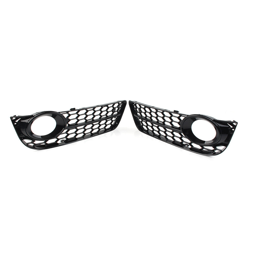 2xHoneycomb mesh front bumper fog light grille cover for Audi A5 2008-2011 2010