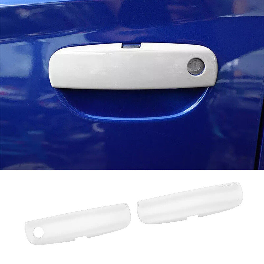 2¡ÁWhite ABS Side Door Handle Panel Trim for Dodge for Challenger 2012-23 Accessories