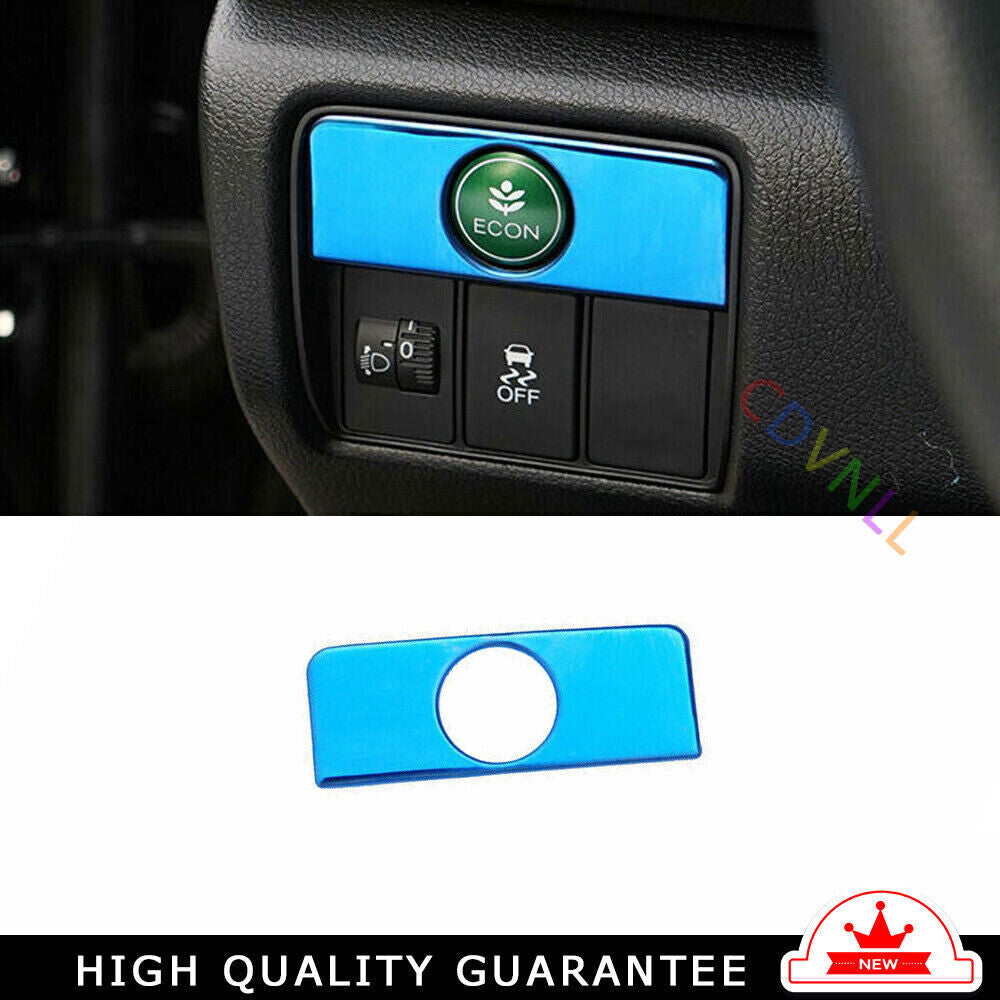 Headlight Switch Control Frame Trim for Honda Accord 9th 2014-2017 Blue Titanium