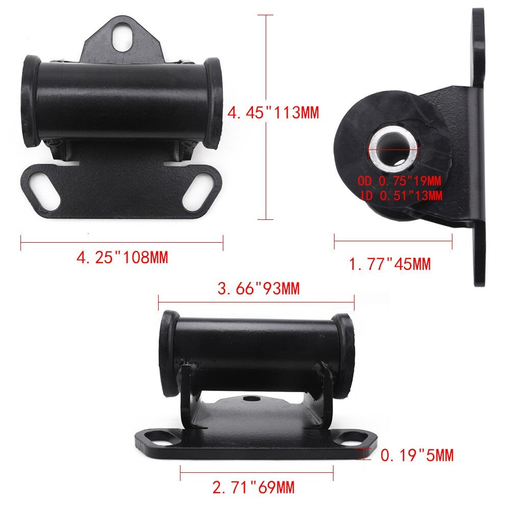 LSX LS1 LS2 LS6 Mounts Engine Swap 82-05 Sonoma S10 S15 Urethane 2.8L Frame