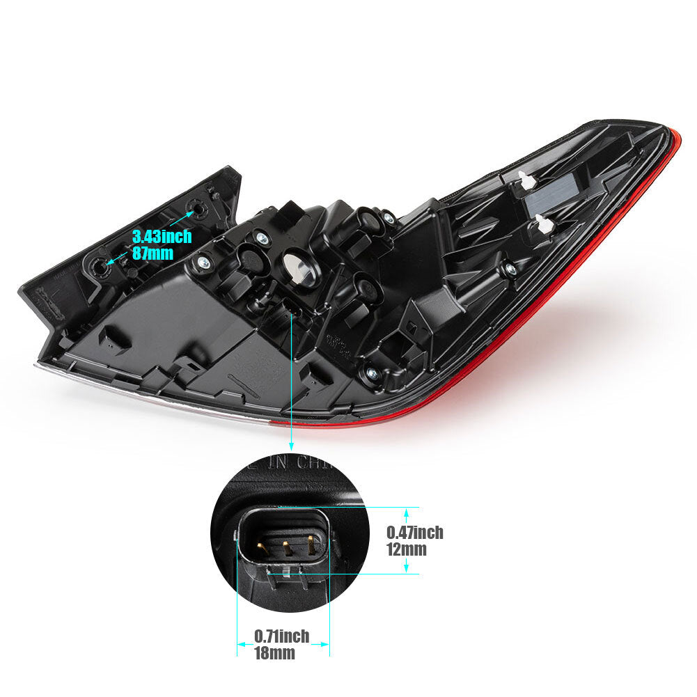 For 2022 2023 for Honda for Civic Sedan LED Rear Lamp Driver Left Side Tail Brake Light