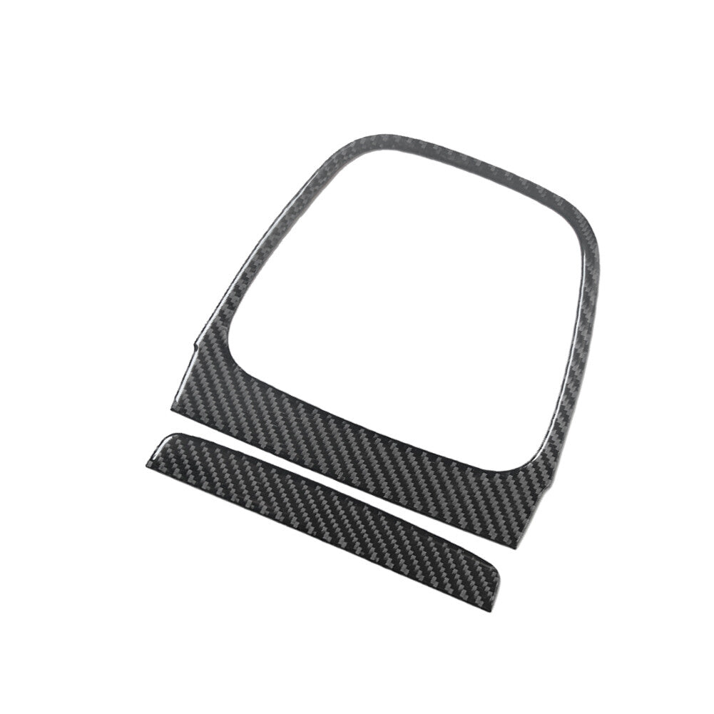 2Pcs Carbon Fiber Above Console Storage Cover for Chevrolet Sonic 2012-2016