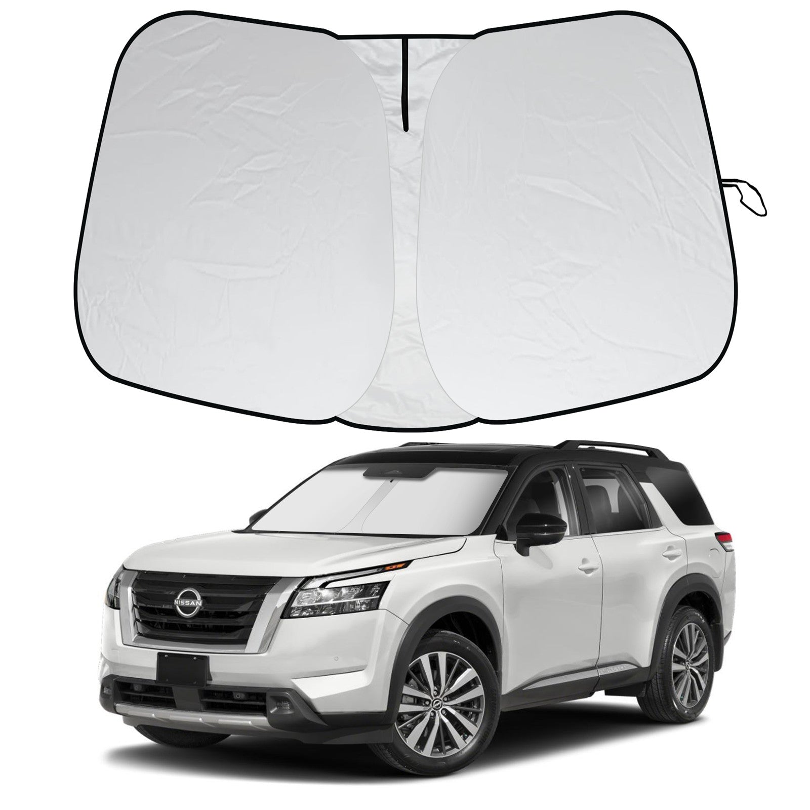 for Nissan Pathfinder 2022-2025 Car Windshield Sun Visor Sunshade UV Heat Block