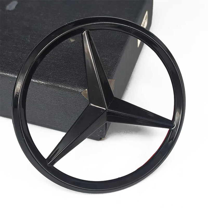 Glossy black rear star badge for Mercedes-Benz GLB35 GLB220d GLB200d X247