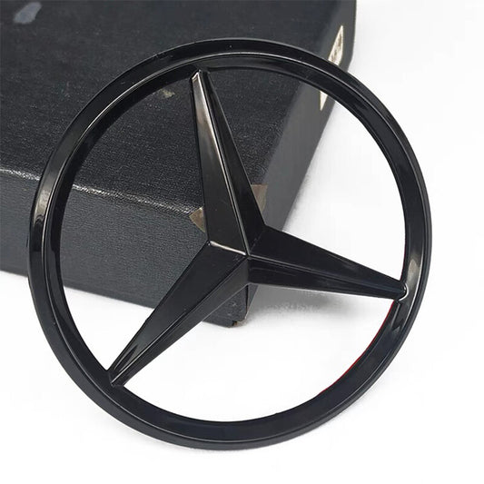 Glossy black rear star badge for Mercedes-Benz GLB35 GLB220d GLB200d X247