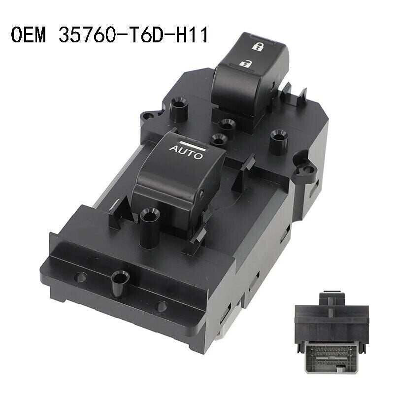 for Honda Spirior 2009-2014 35760-T6D-H11 Power Window Switch Auto Parts BALCK 1