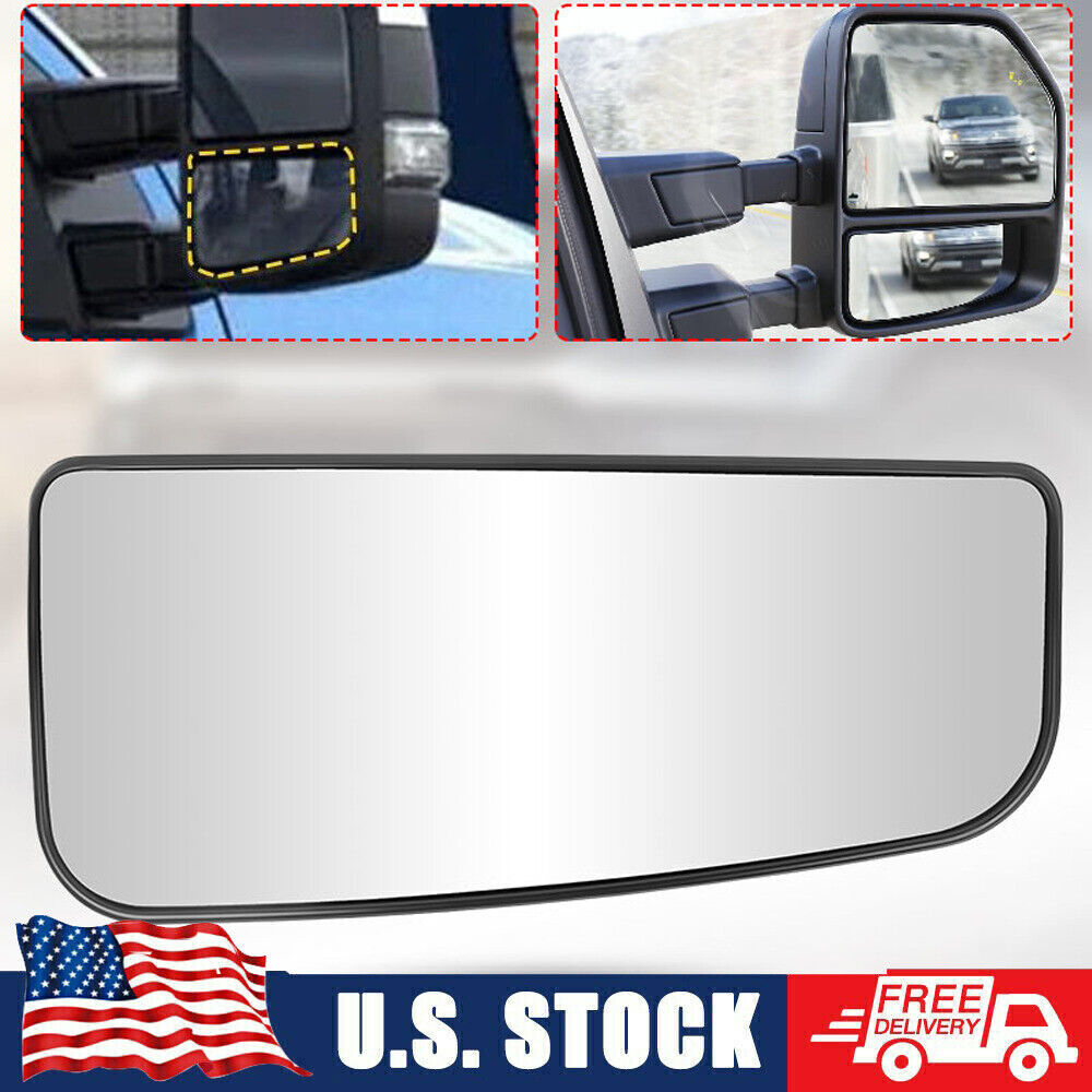 For 15-22 F150 F250 F350 F450 F550 Passenger Side Tow Mirror Glass Lower Heated