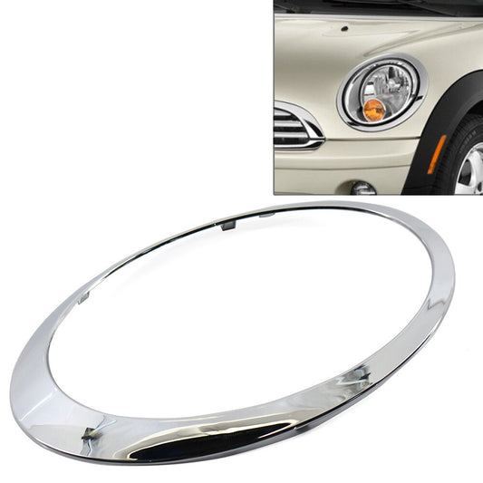 Headlight Trim Ring Chrome for BMW for MINI R55 R56 R57 R58 R59 Left