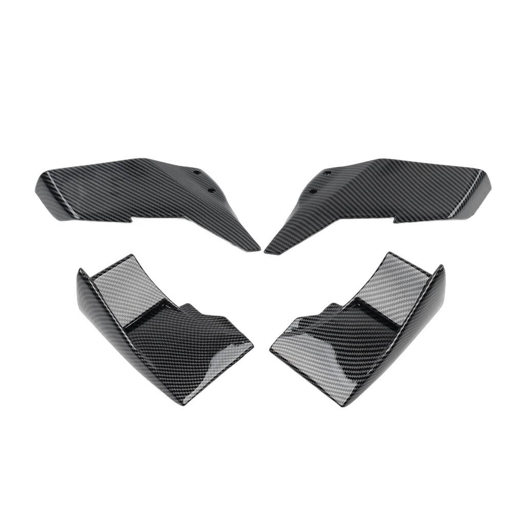 Front Winglets Aerodynamic Fixed Wing Fairing for KAWASAKI H2 R 15-23