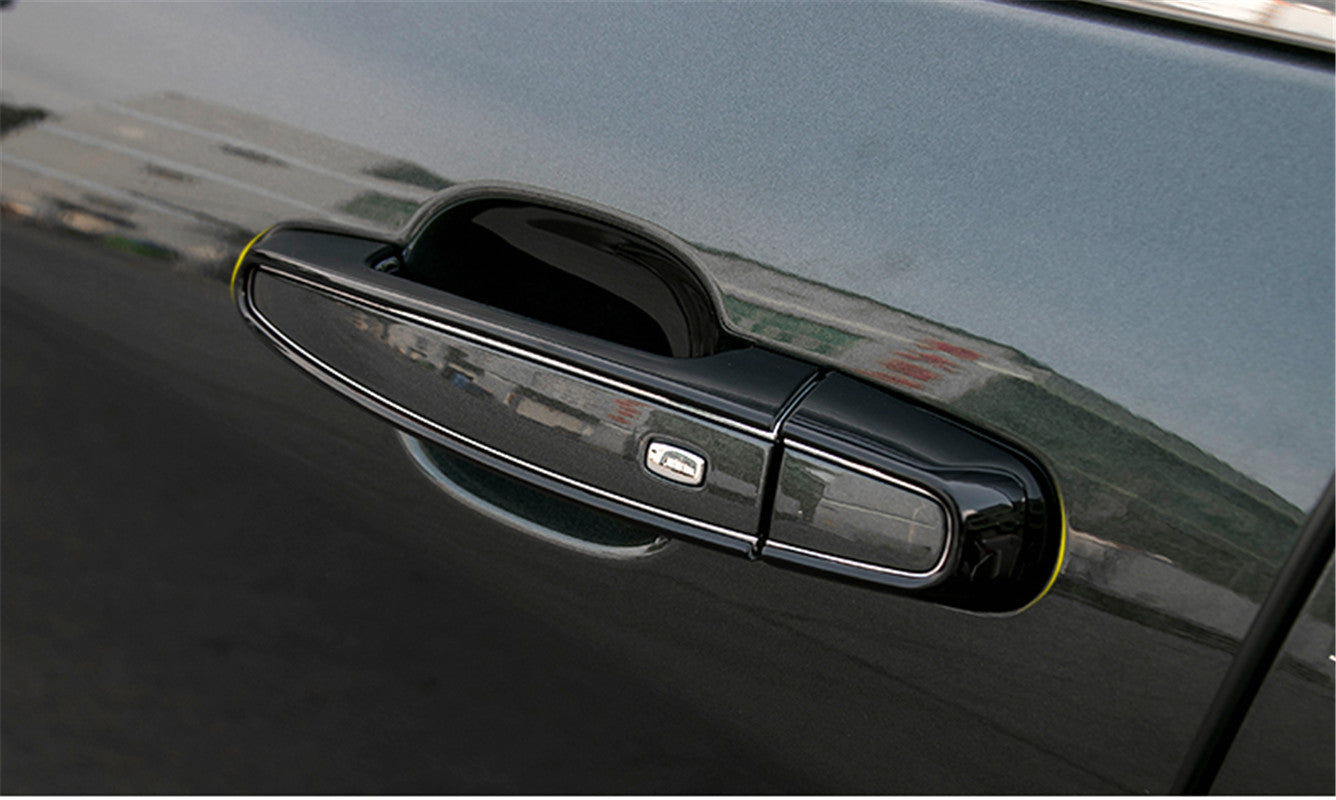 Side Door Handle Cover Trim Glossy black Fit for Chevrolet Blazer 2019 2020 2021