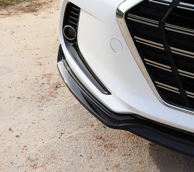 Fit for Hyundai for Elantra 2017-2018 Black Glossy Front Bumper Lip Spoiler Splitter