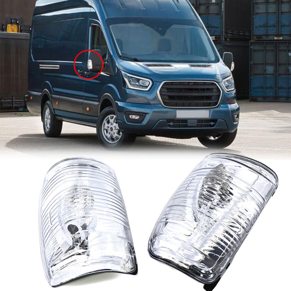 Left+Right Side Mirror Turn Signal Light For 2015-22 for Ford Transit 150 250 350HD