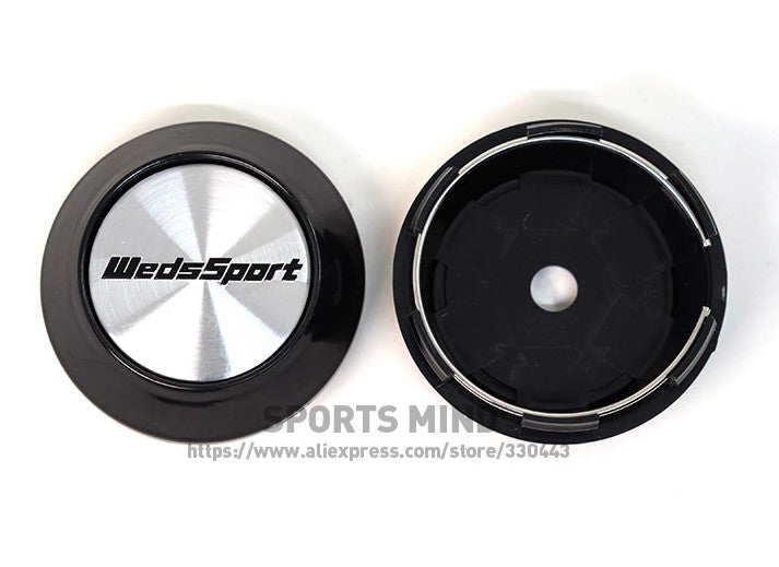 4-piece car tire valve cover rod air dust cover, premium metal, red and white, suitable for Nissan .