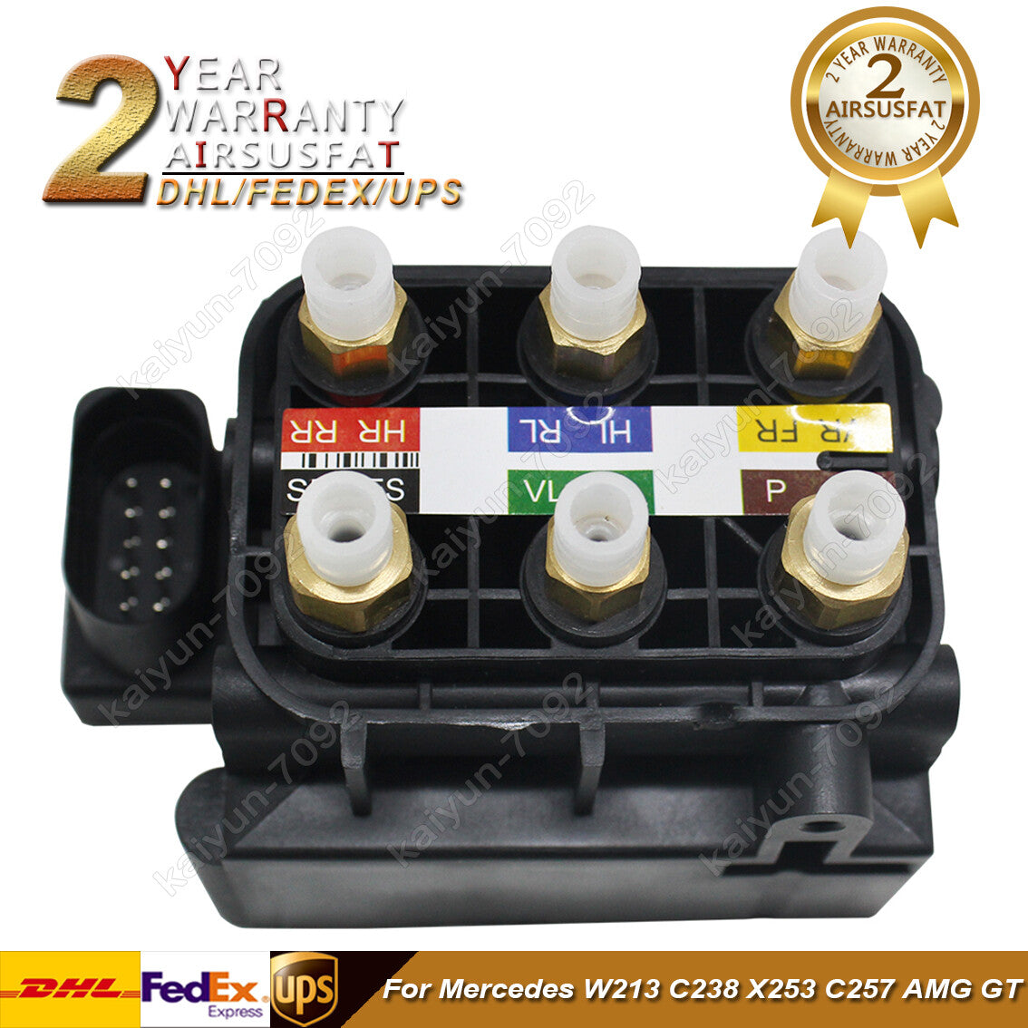 Air Compressor Pump Solenoid Valve Block for Mercedes W213 X253 C238 C257 AMG GT