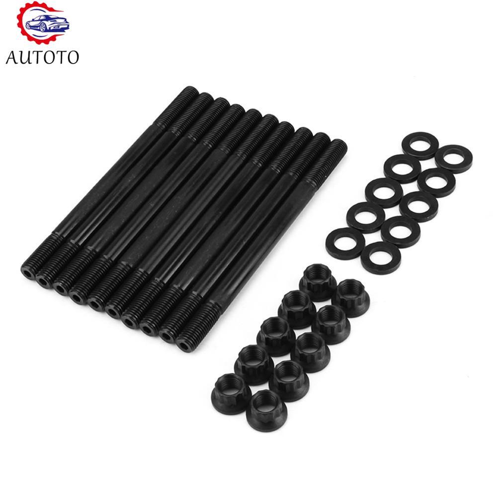 1set Cylinder Head Stud Kit 208-4304 For Prelude H22A4 H22A1 2.2L H22 VTEC JT