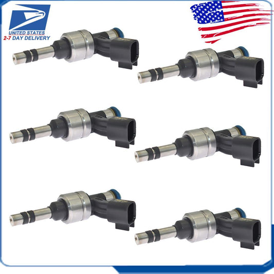 6x Fuel injectors for Buick Enclave LaCrosse 3.6L adillac ATS Series 12634126
