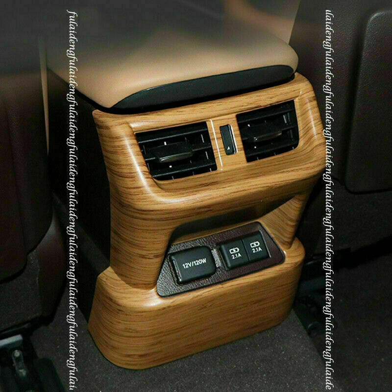 for Lexus ES350/300H 2019-2022 Wood Grain Inner Rear Air Outlet Anti-Kick Panel