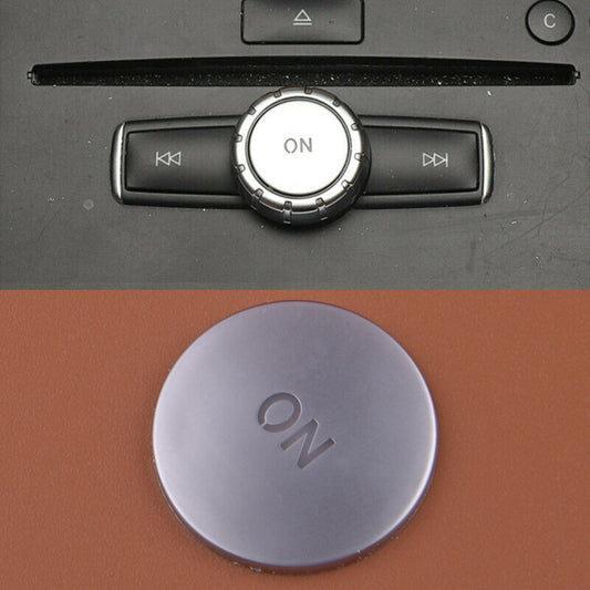 Volume ON Knob Button Decal Trim Fit for Mercedes Benz C E Class W204 W212 New