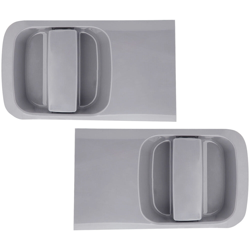 2x LeftRight for 2007-18 for Hyundai H1 Grand Starex Gray Outside Rear Door Handle