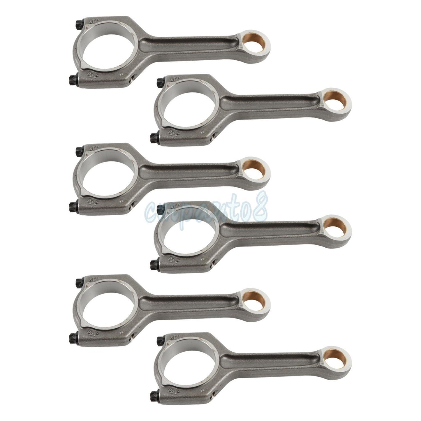 6pcs Connecting Rods 11247624615 for BMW 535i 40i F10 F30 M2 M3 M4 X6 N55 S55 3L