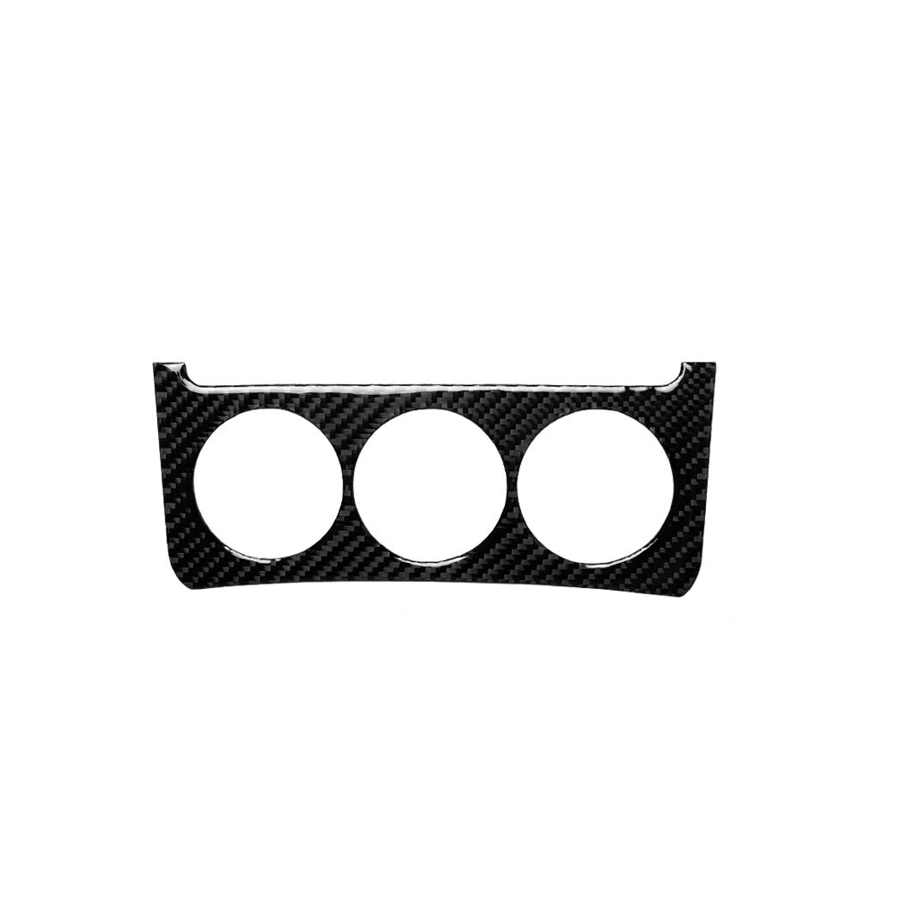 Carbon Fiber Console Switch Button Sticker Trim Cover for Nissan 350Z 2006-2009