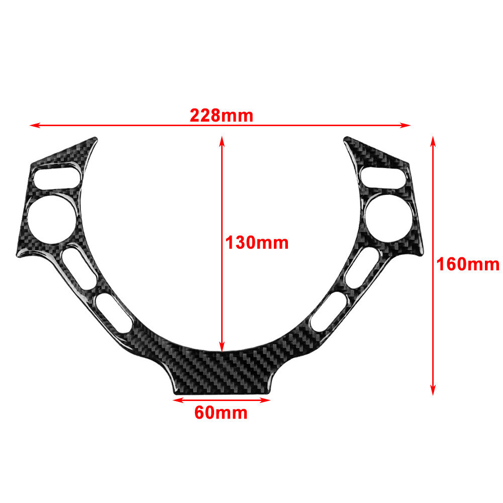 Steering Wheel Button Frame Cover Trim for Nissan GTR R35 2008-2016 Red Car Auto