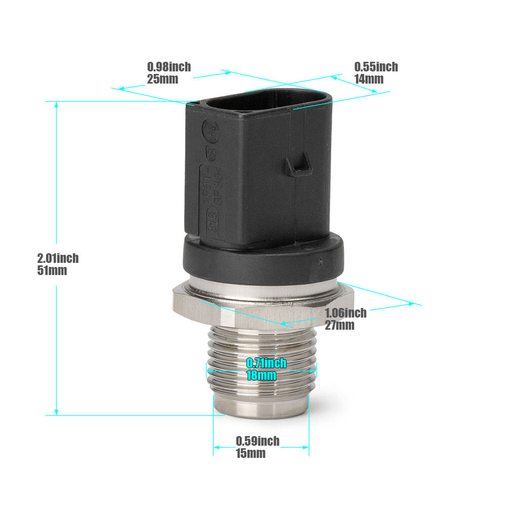 Fuel injection pressure sensor suitable for Mercedes-Benz W164 W169 W211 X164 0281002842