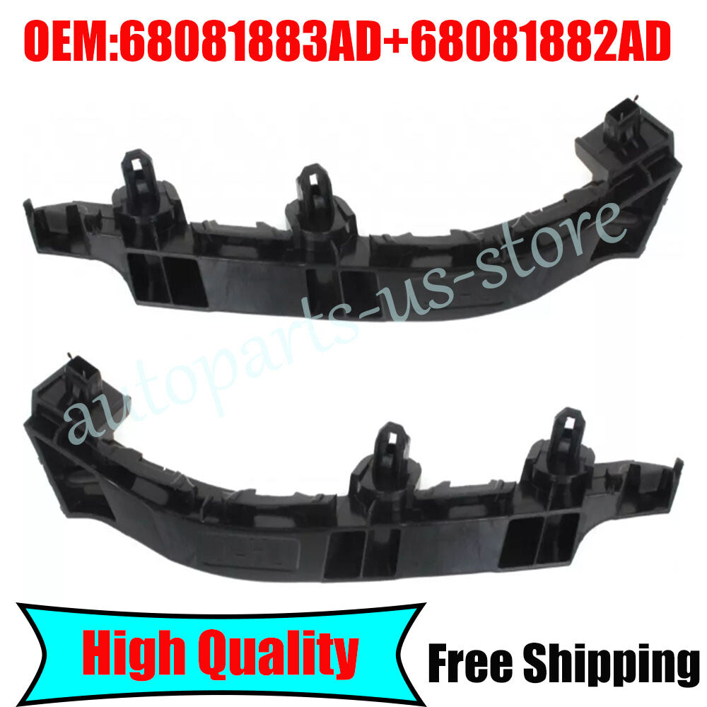 Set of 2 Front Left and Right Side Bumper Bracket For 2011-2014 for Chrysler 200