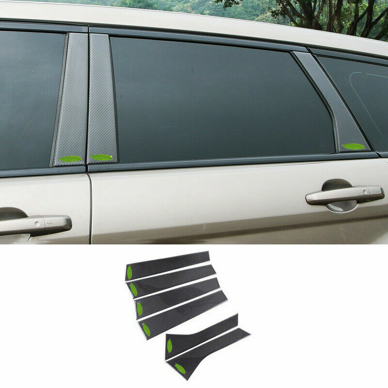 for Range Rover Evoque 2012-2019 Carbon Fiber Door Window BC Pillar Post Cover