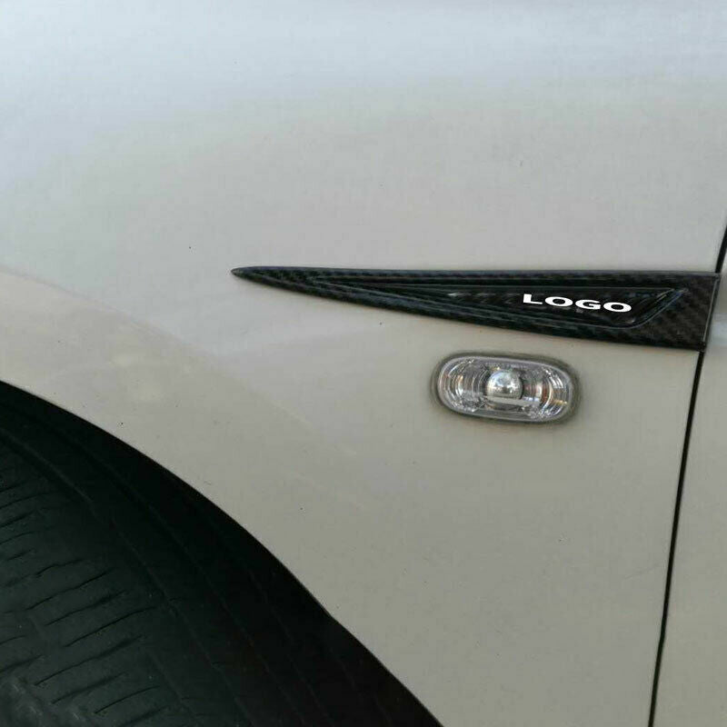 for Honda Accord 2008-2012 Carbon Fiber Look Fender Side Air Outlet Cover Trim