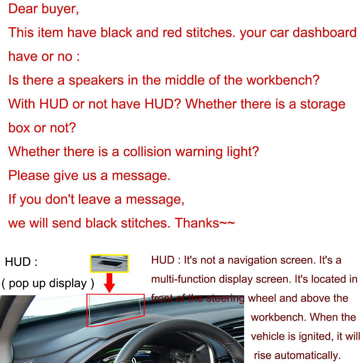 PU leather Dashboard Dash Mat Non-slip DashMat Shade Pad for VW for Passat 2016-2019
