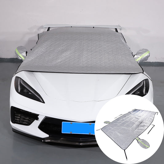 ABS carbon fiber exterior mirror cover trim for Toyota Tenderra 2022 - 2023