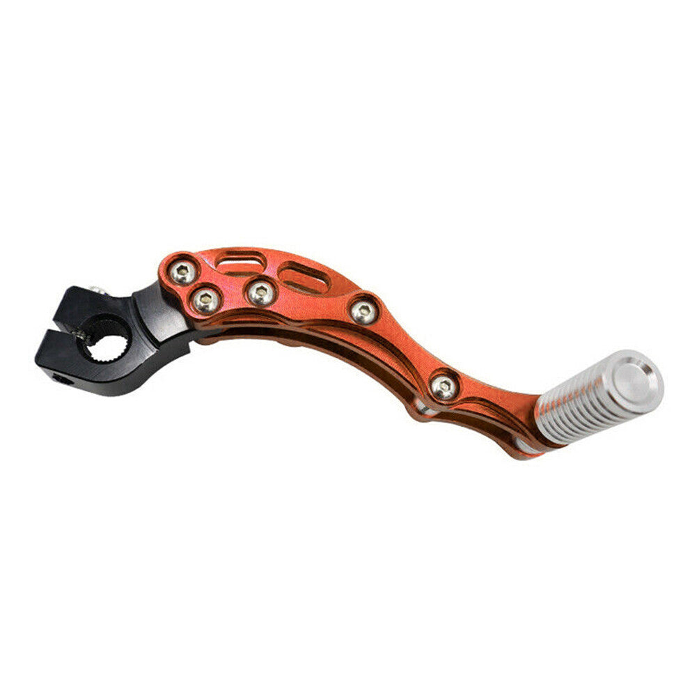 CNC-modifizierte Motorhebel Motorrad-Starterpedal-Schalthebelteile Orange