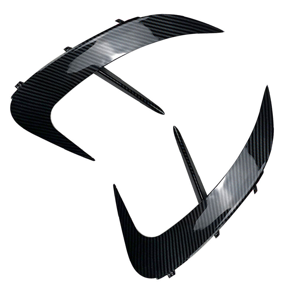 Carbon Fiber Rear Bumper Air Vent Spoiler Canard for Mercedes-Benz C-Class W206