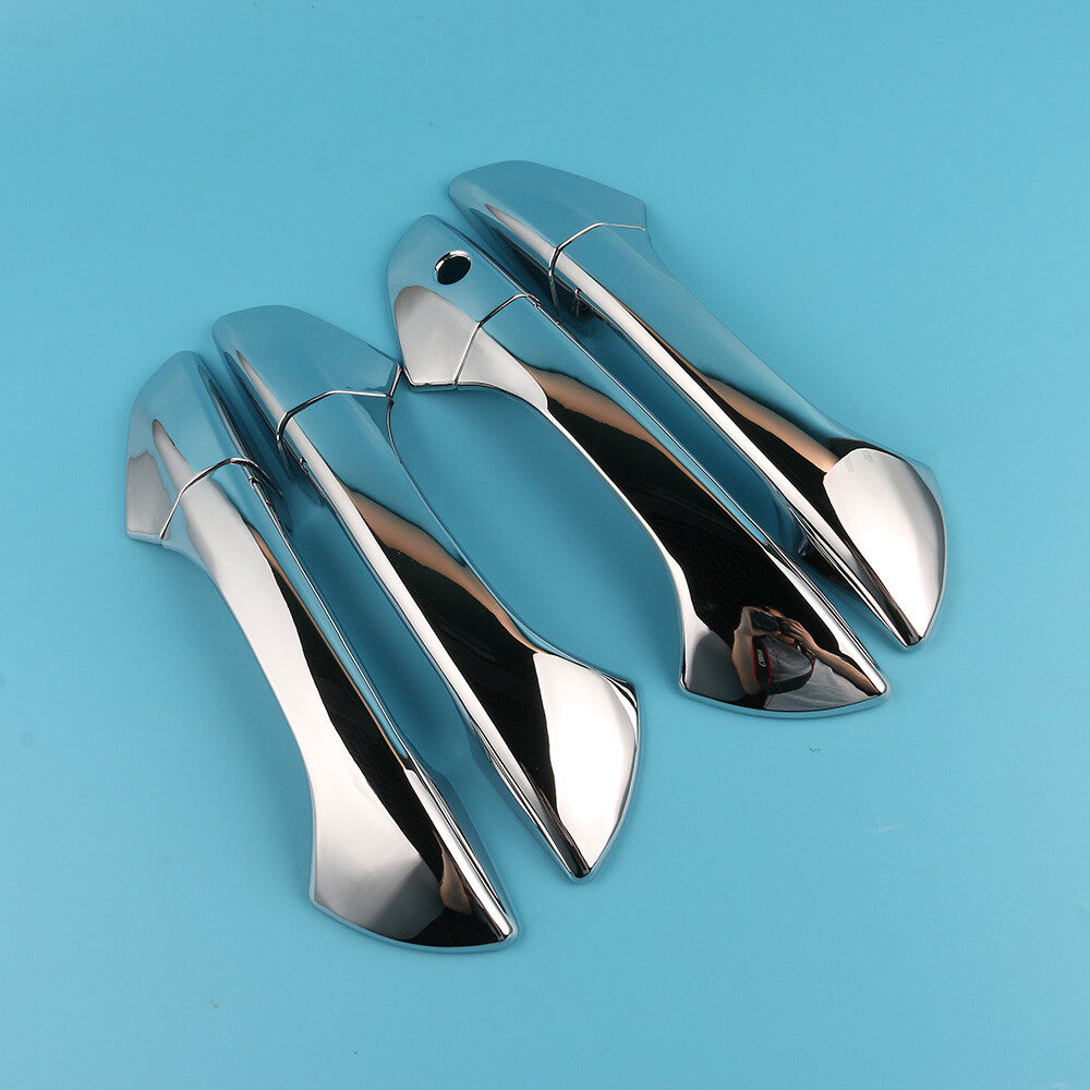 4X Exterior Door Handle Cap Decor Chrome for Accord 2008 2009 2010 2011 2012