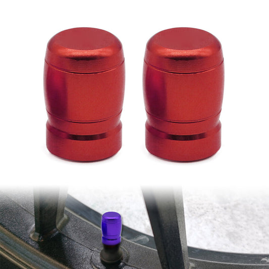 CNC Tire Valve Air Port Cover Cap Fit for HONDA PCX125 PCX150 Red Motorcycle Pair