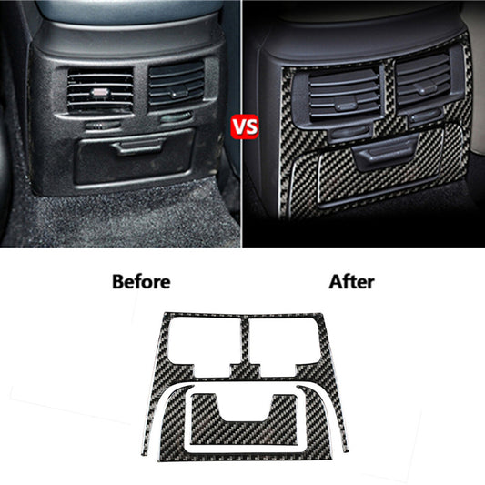 Carbon Fiber Rear Air Vent Outlet Cover Trim for Lexus IS250 IS350 2006-2012