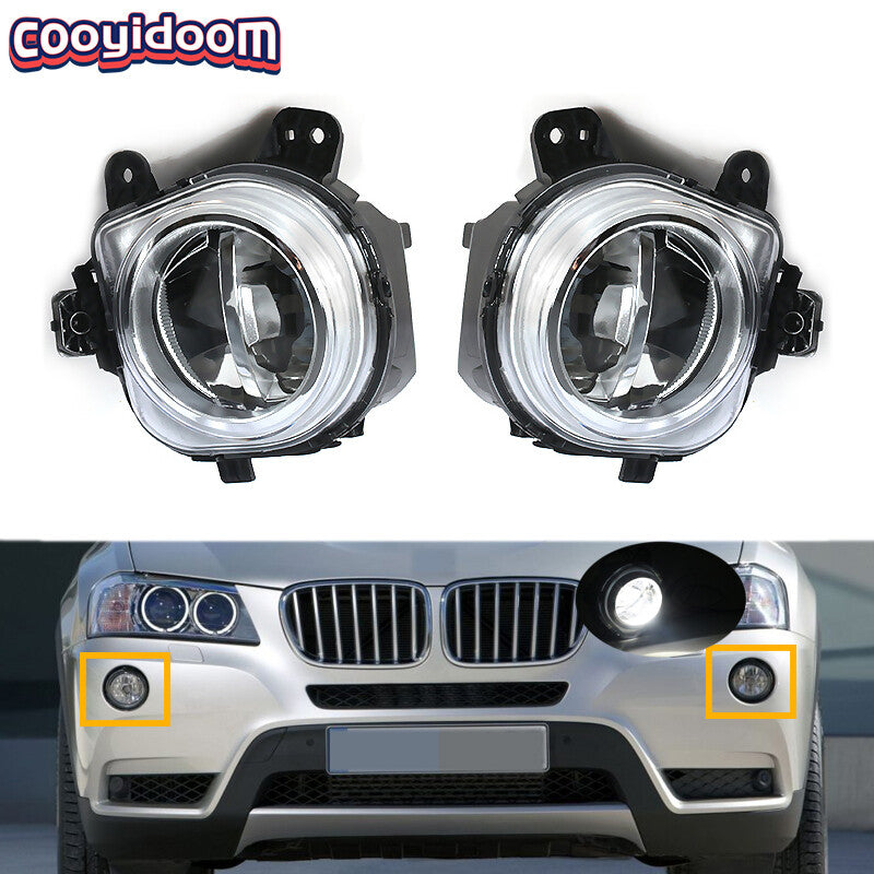 For 2014-2016 for BMW X5 F15 Pair New LED Fog Lights Fog Lamps Left Right