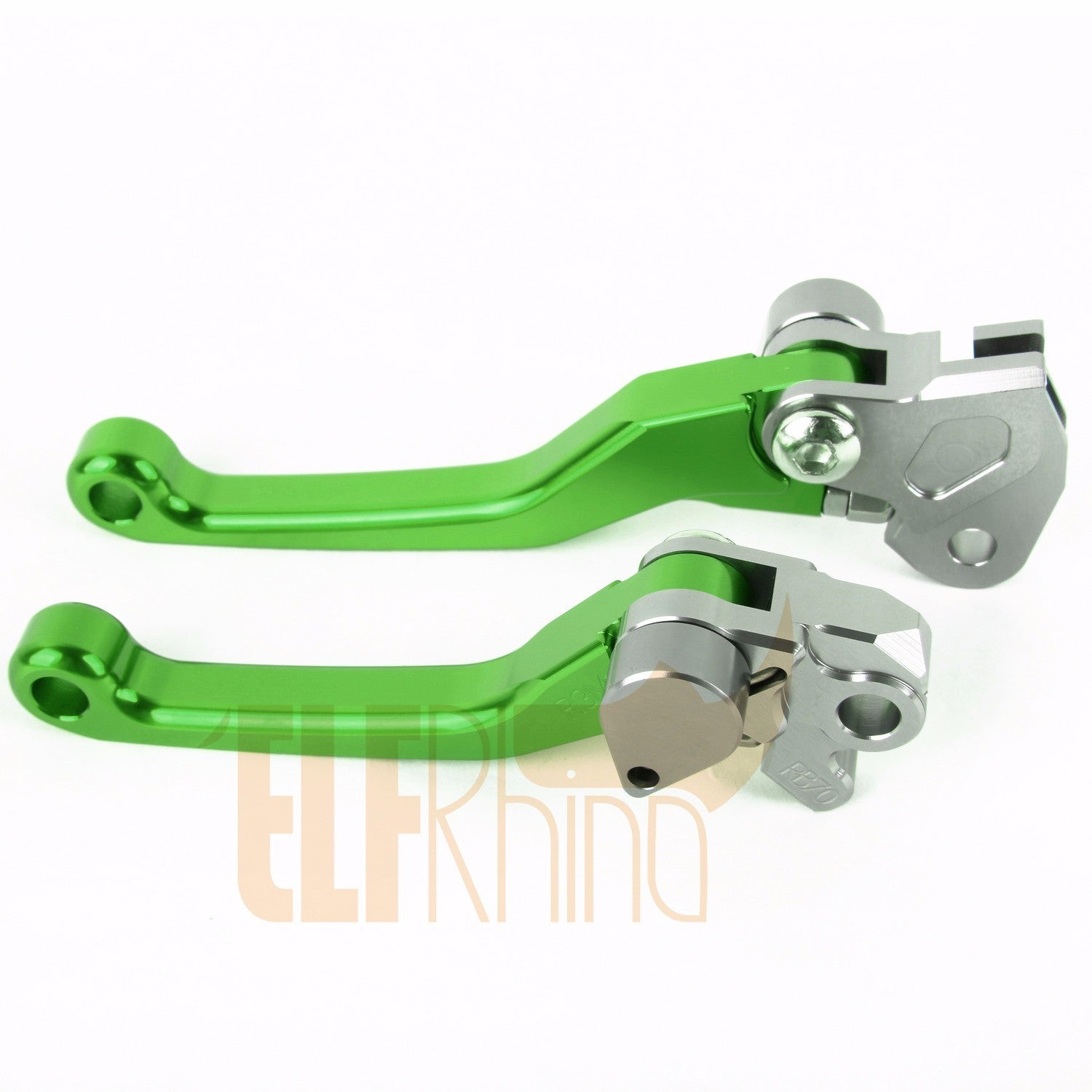 for Kawasaki KX112 2022-2023 Pivot Clutch Brake Levers CNC Pair KX 112 Green