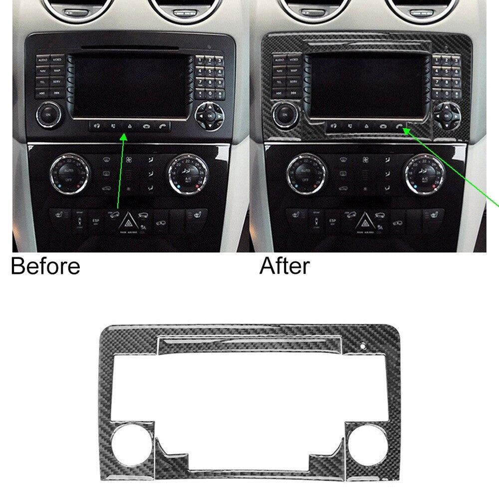 30X Carbon Fiber Full Interior Cover Trim Kit for Benz M-Class W164 2006-2011