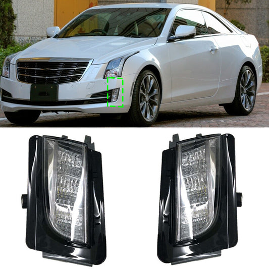 A pair of front fog lights and daytime running lights are available for the for Cadillac ATSL 2013, 2014, 2015, and 2019.