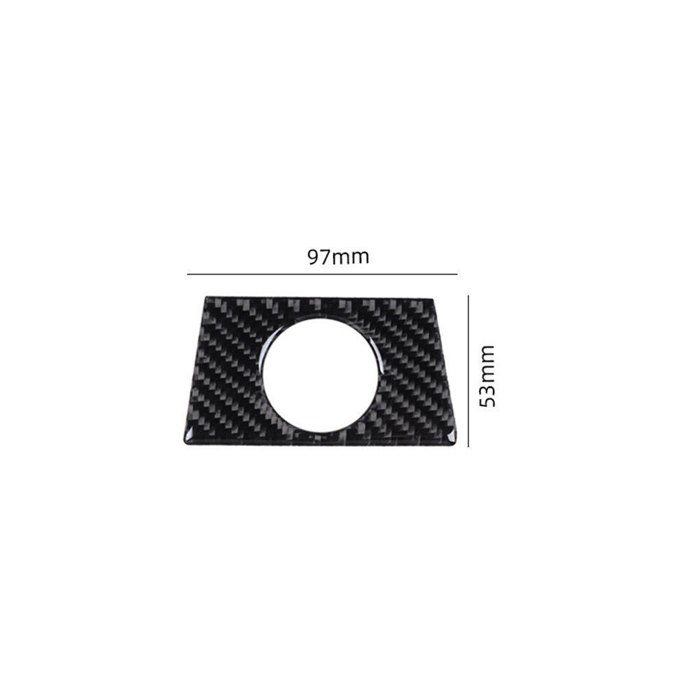 Carbon Fiber Interior Start Stop Button Cover Trim for Ford F-150 2015-2020