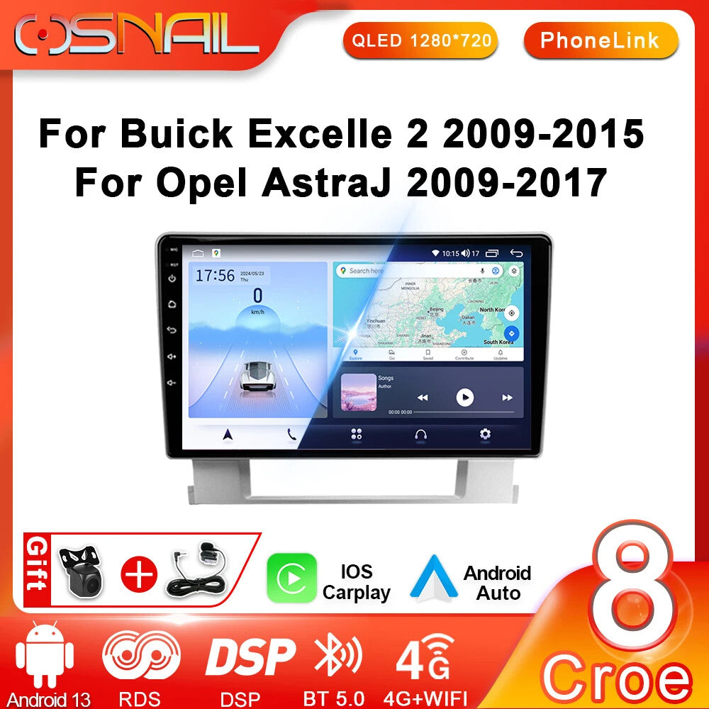 for Buick Excelle 2 for Opel for Astra J Stereo Android Car Radio GPS Player Screen