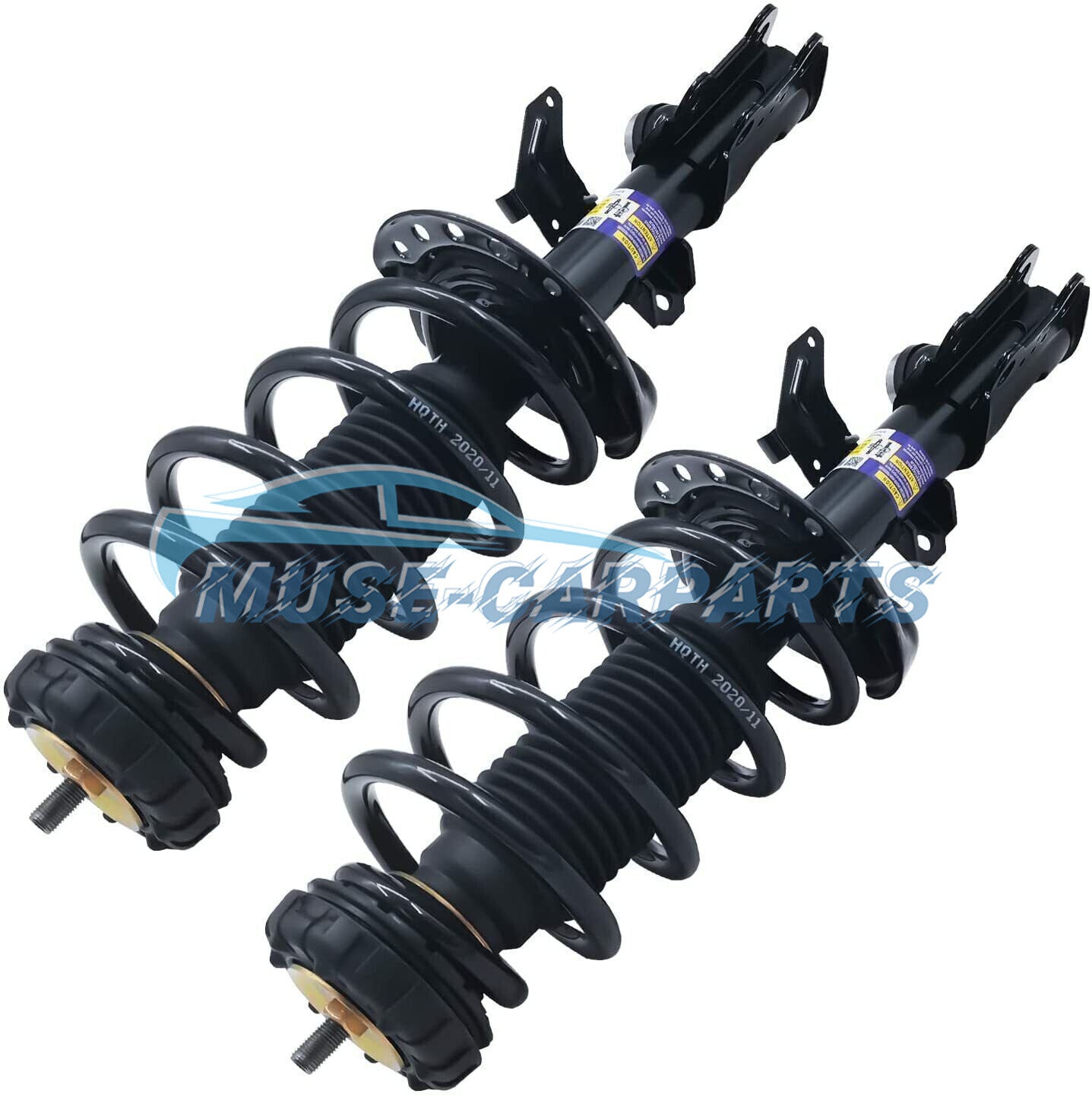 Front LH+RH Shock Strut Assys w/Electric Fit for Lincoln MKT 3.5L DE9Z18124J 13-19