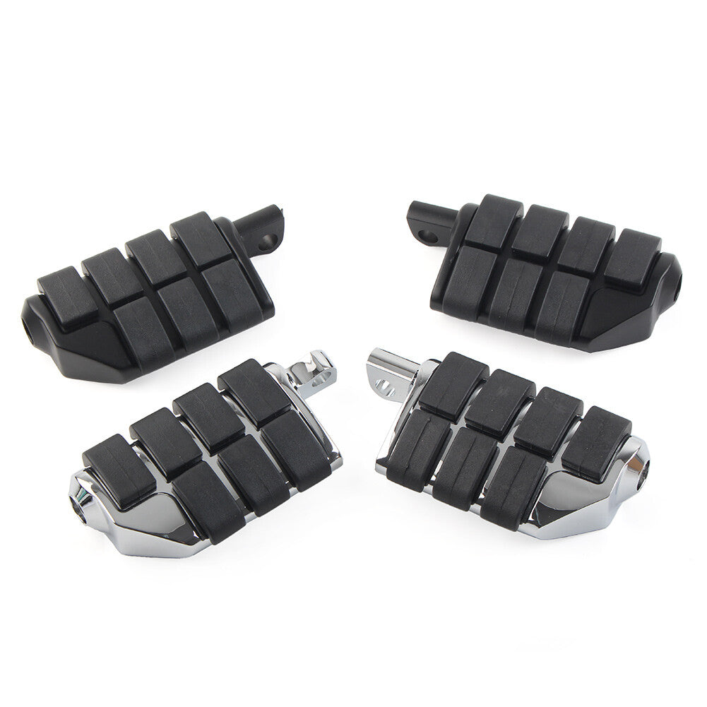 32mm 1.25 Male Foot pegs Footrest Pedal for Harley Iron XL 883 1200 Dyna Black