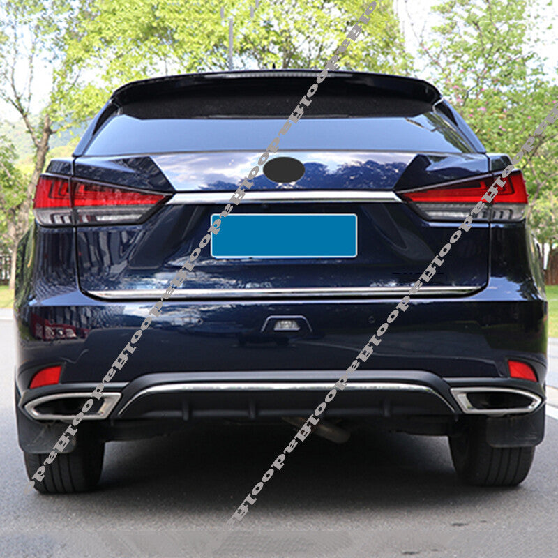for LEXUS RX350 RX450H 2020-22 Rear Bumper Body Kit Spoiler Diffuser Trim Cover