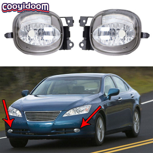 New Pair Front Fog Lamp Lens No bulb For 2007-2009 for Lexus ES350