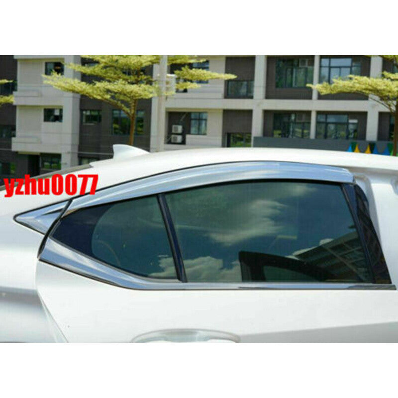 for Lexus for ES 350 300h 2019-22 ABS Chrome Window Visor Vent Shades Sun Rain Guard