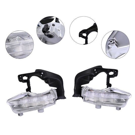 For 2014-2016 for Toyota Highlander Daytime Running Light LED 1 Pair New Fog Light