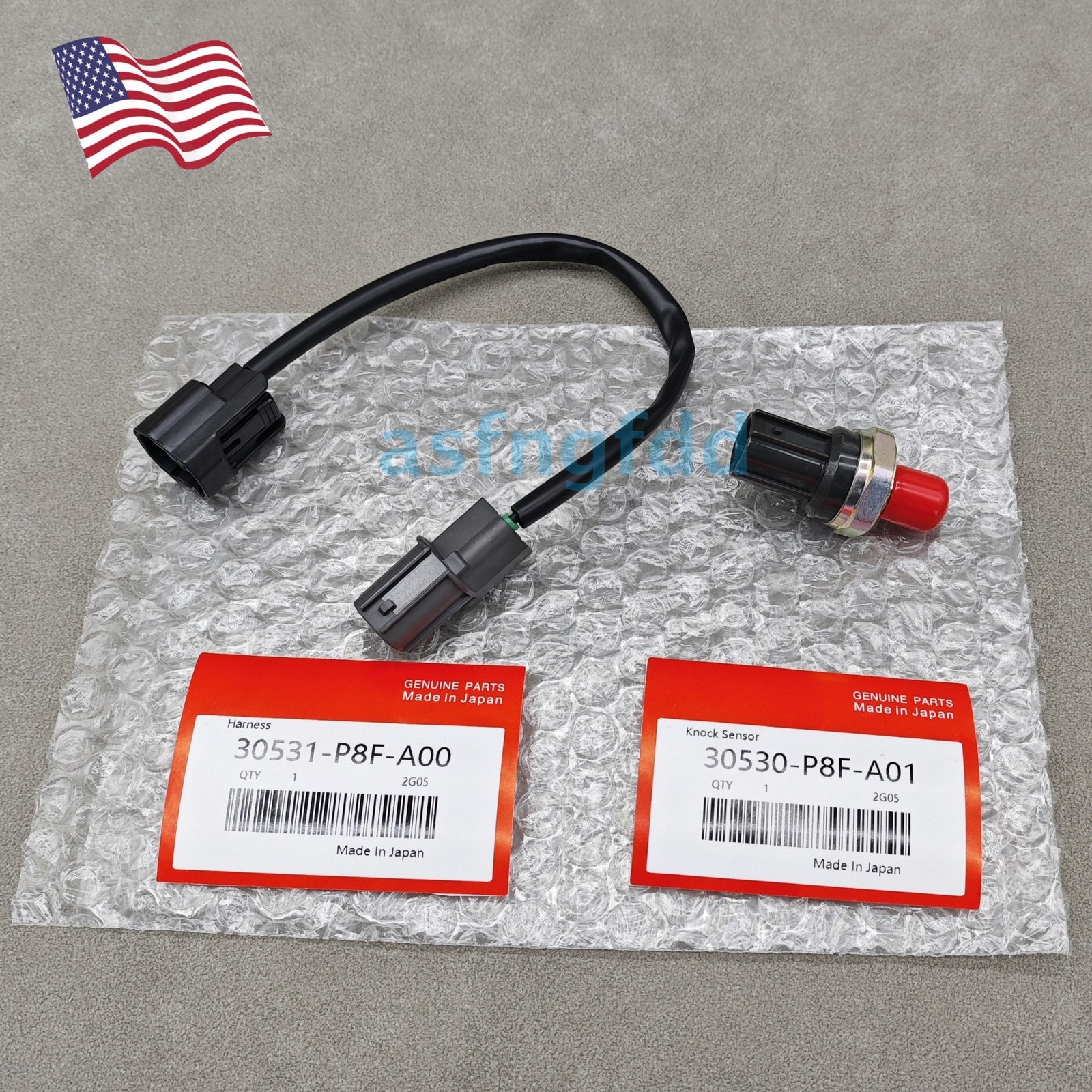 Equipment Manufacturer ( ) New Door Knock Sensors and Wiring Harnesses 30530P8FA01 and 30531P8FA00 for Honda for Acura 1999-2010